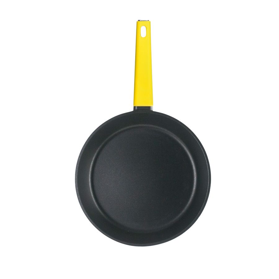 Ibili Classe 28 cm Frypan — Yellow & Black Non-Stick