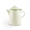 Ibili Musgo Coffee Pot 1L – White & Green