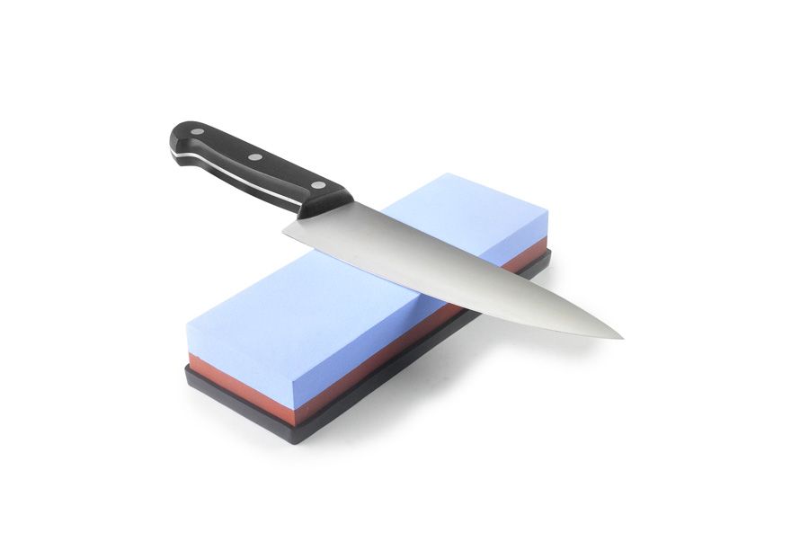 Ibili 16×6 cm Double-Sided Stone Knife Sharpener — Practical