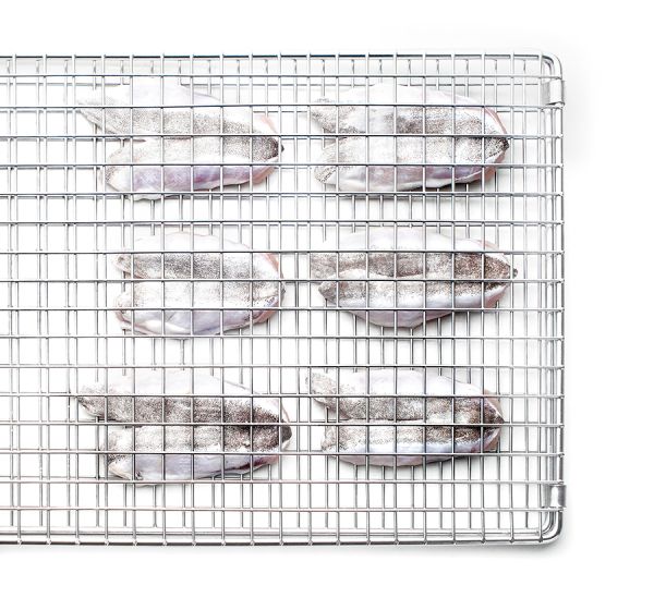 Ibili Double Grill Basket 30×20cm – Stainless Steel Durable