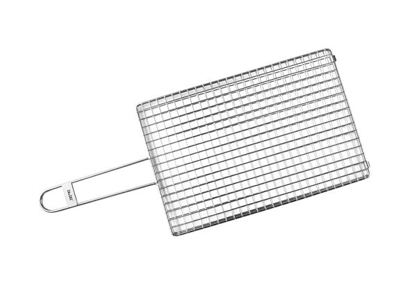 Ibili Double Grill Basket 30×20cm – Stainless Steel Durable