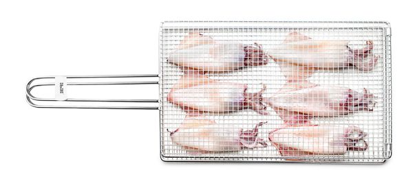 Ibili Double Grill Basket 47×20cm – Stainless Steel Durable