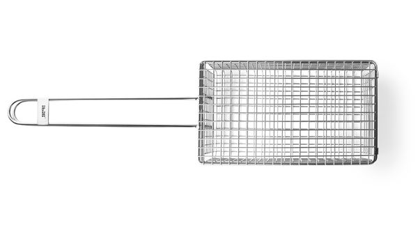 Ibili Double Grill Basket 47×20cm – Stainless Steel Durable