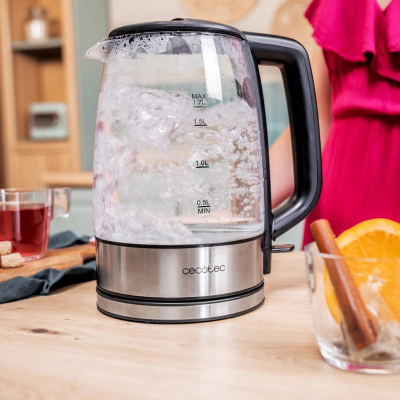 Cecotec ThermoSense 340 Clear Electric Kettle 1.7L