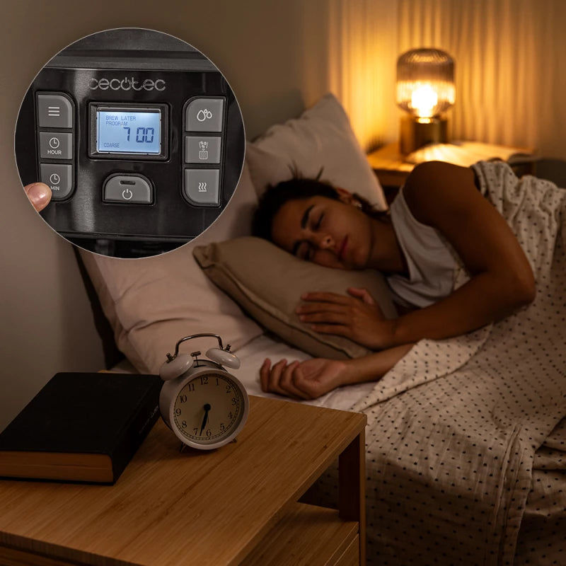 Cecotec 66 & Digital Coffee Maker with Grinder 1.8L