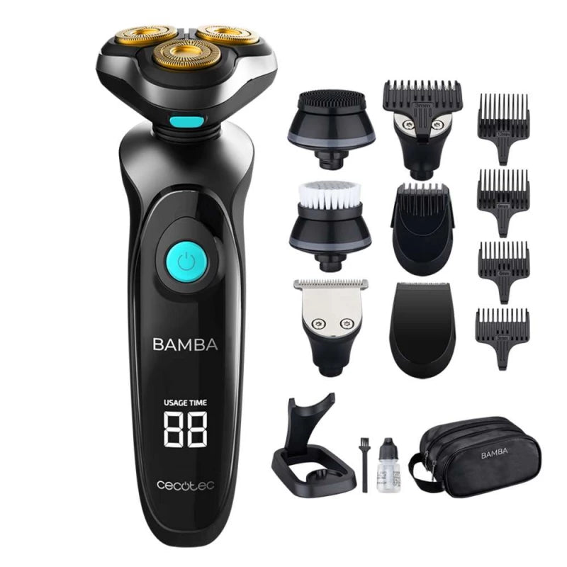 Cecotec PrecisionCare 10-in-1 Grooming Kit Titanium Blades IPX6 80 Min Digital Display