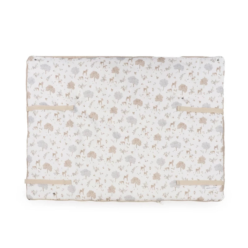 Pasito a Pasito Nara Beige Baby Swaddle Blanket 100% Cotton