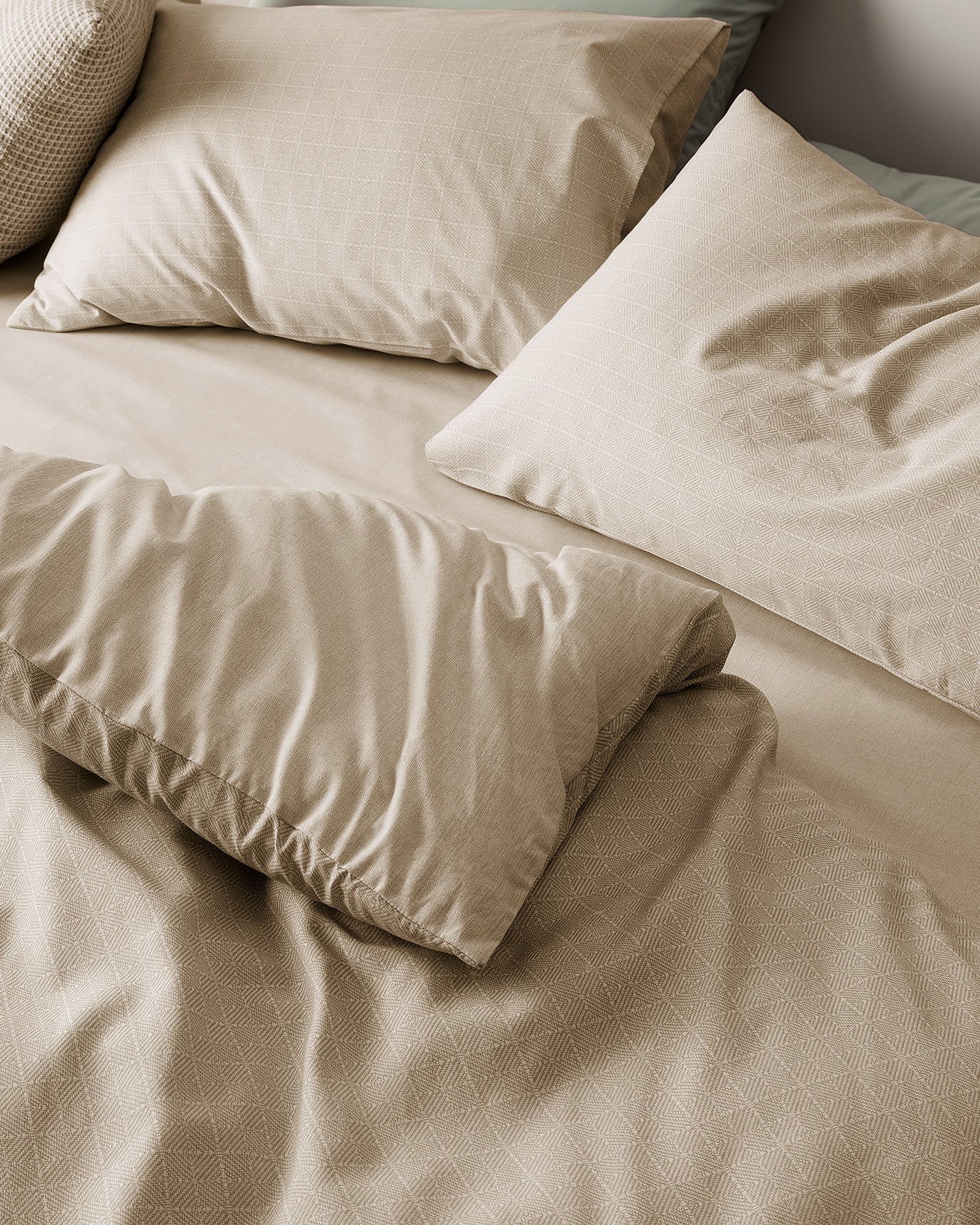 Odette  Double Size Duvet Cover Set - Ranforce Patterned - Madame Coco JO