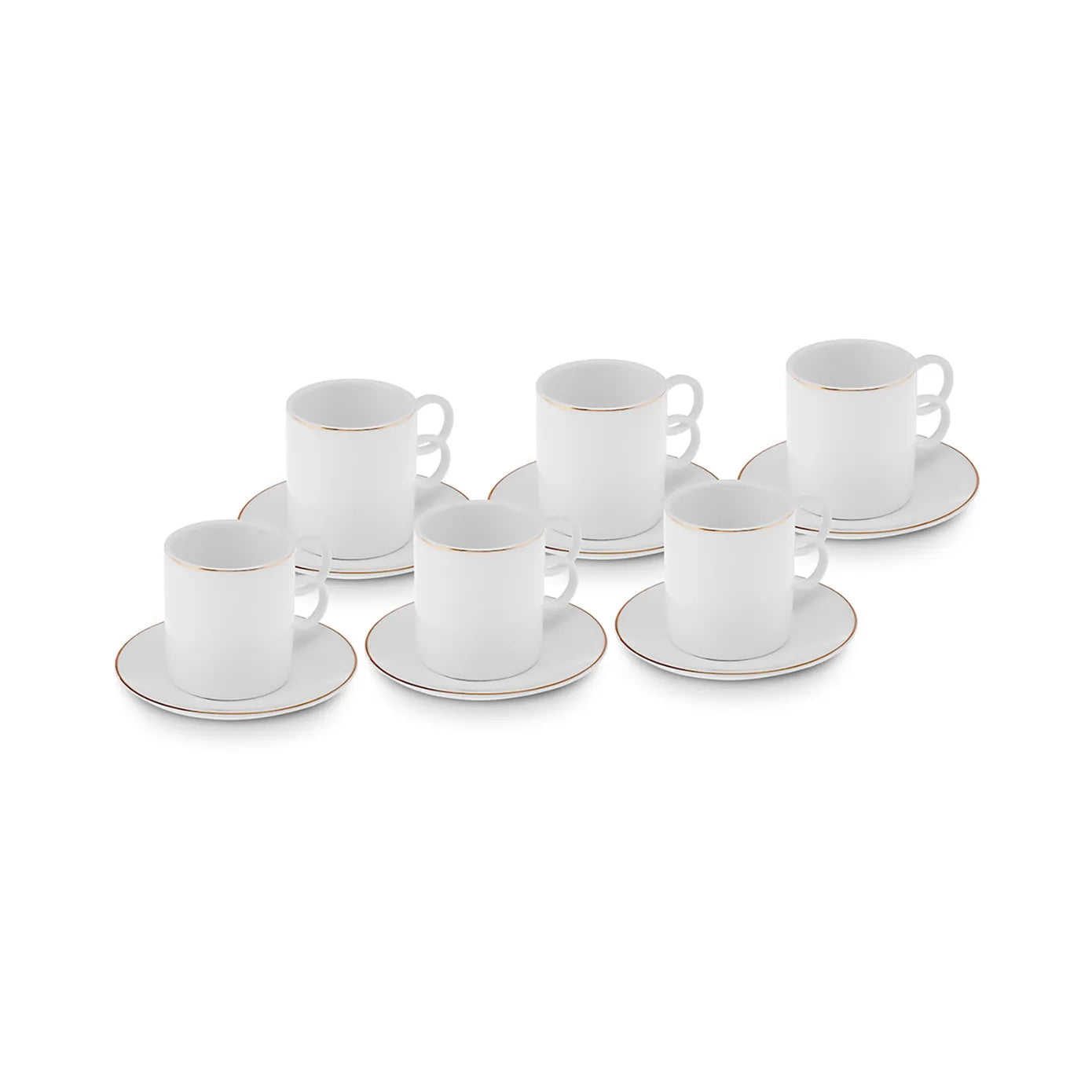 Karaca Fulya Coffee Cup Set of 6, 90ml