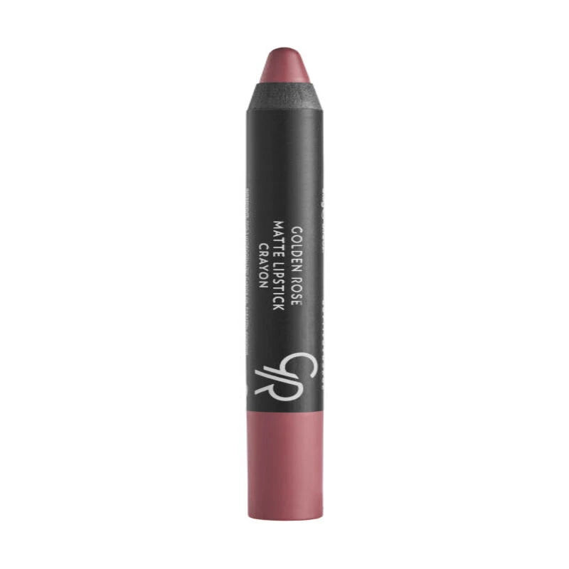 Golden Rose Matte Lipstick Crayon No.22 – Deep Matte Lip Color