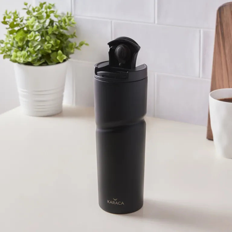 KARACA Capella Black Thermos – Elegant & Practical