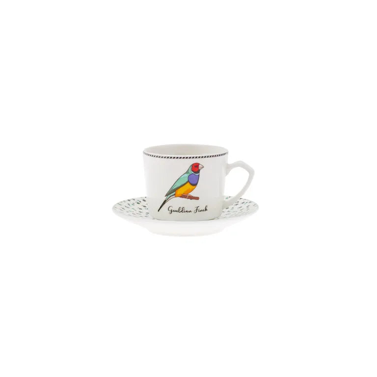 Karaca Vogel 6 Coffee Cups Multicolor Porcelain