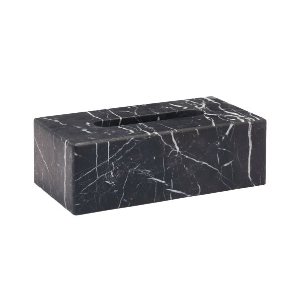 Aquanova Nero Tissue Box – Black