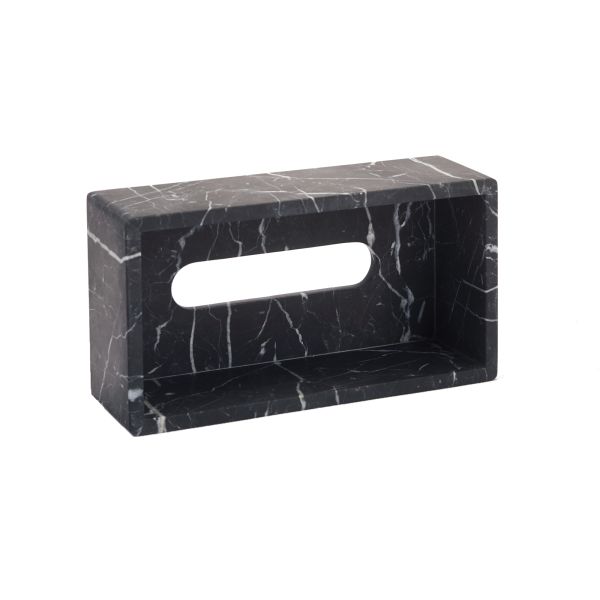 Aquanova Nero Tissue Box – Black