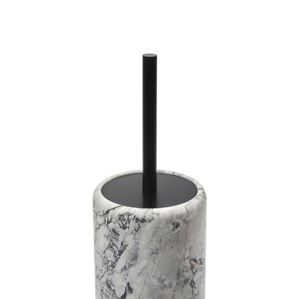 Aquanova Nero Bathroom Cleaning Brush – White & Grey