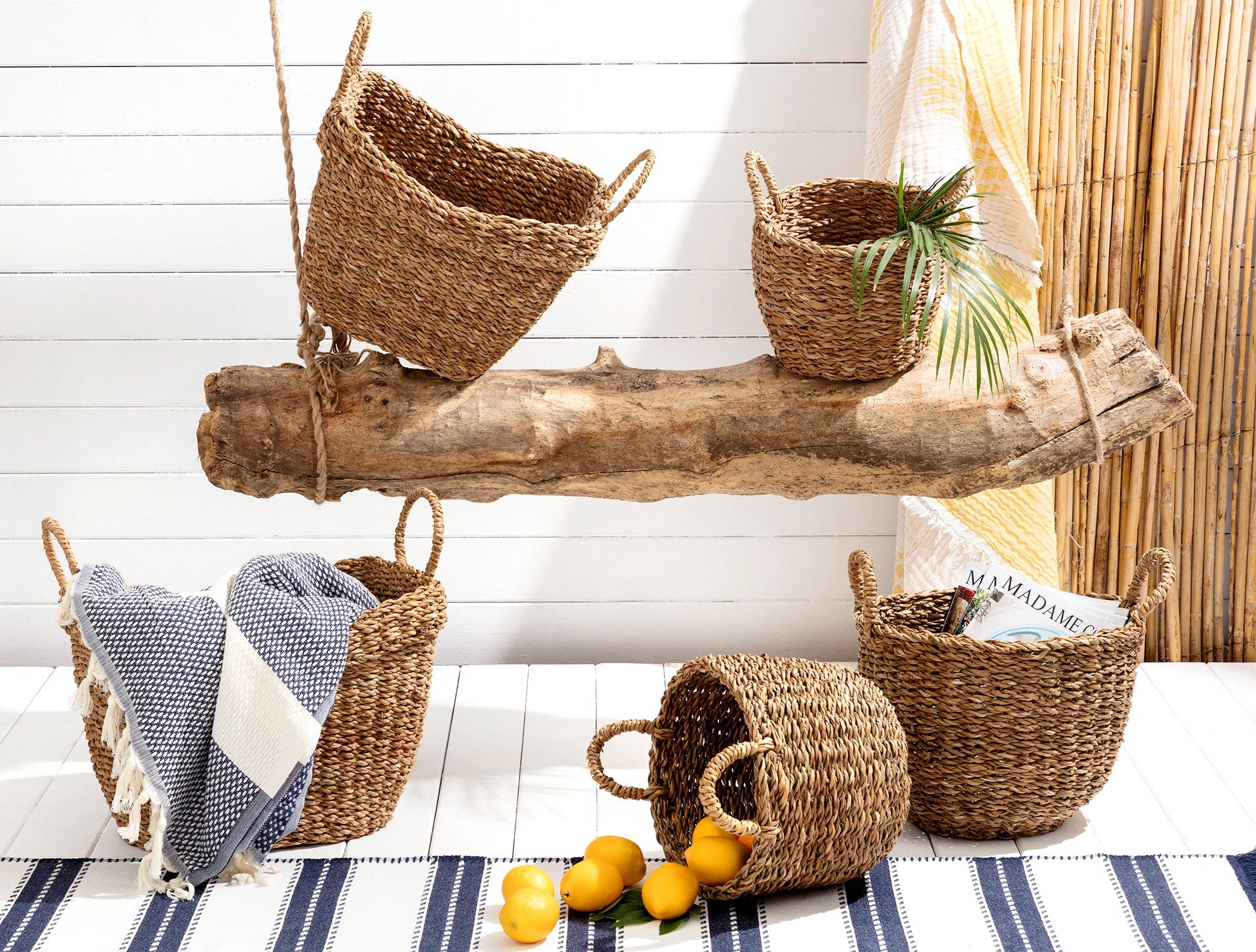Dorise Small Wicker Basket - Madame Coco JO
