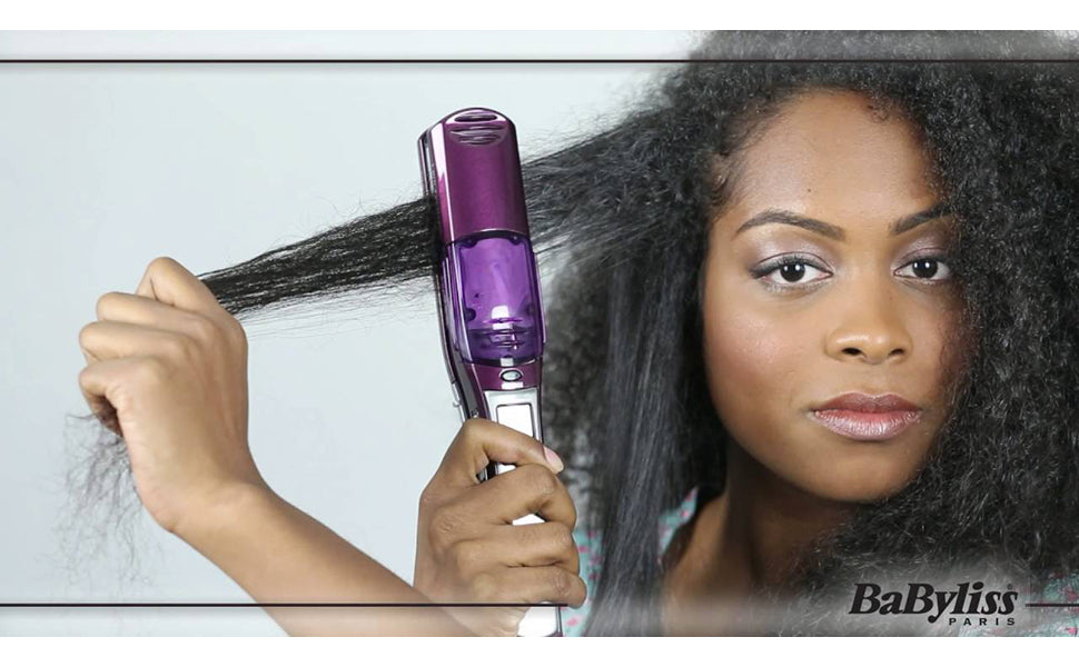 BaByliss ST395SDE Steam Hair Straightener Up to 230°C - Nano Titanium