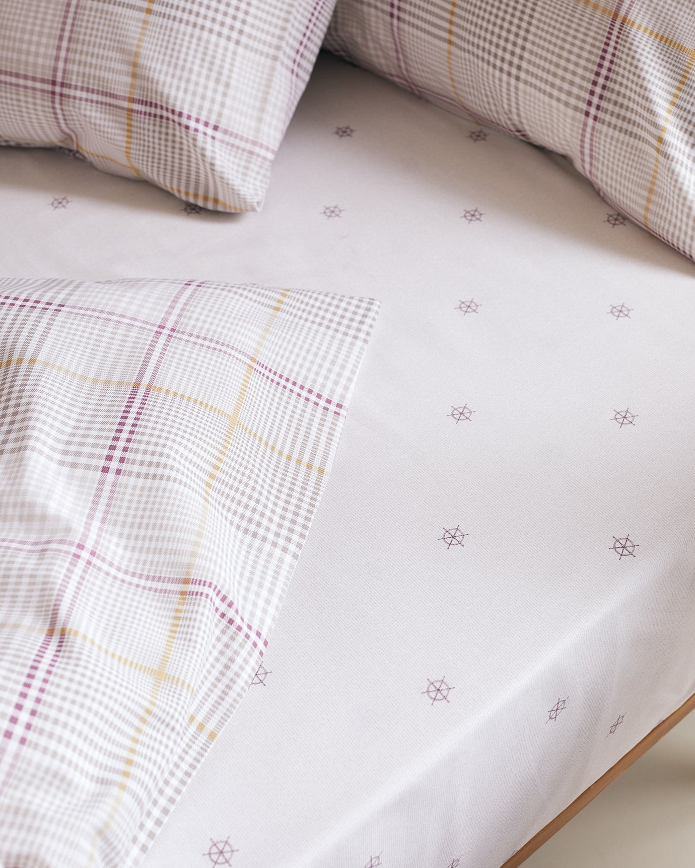 Fontaine King Size Fitted  Duvet Cover Set - Ranforce Patterned - Madame Coco JO