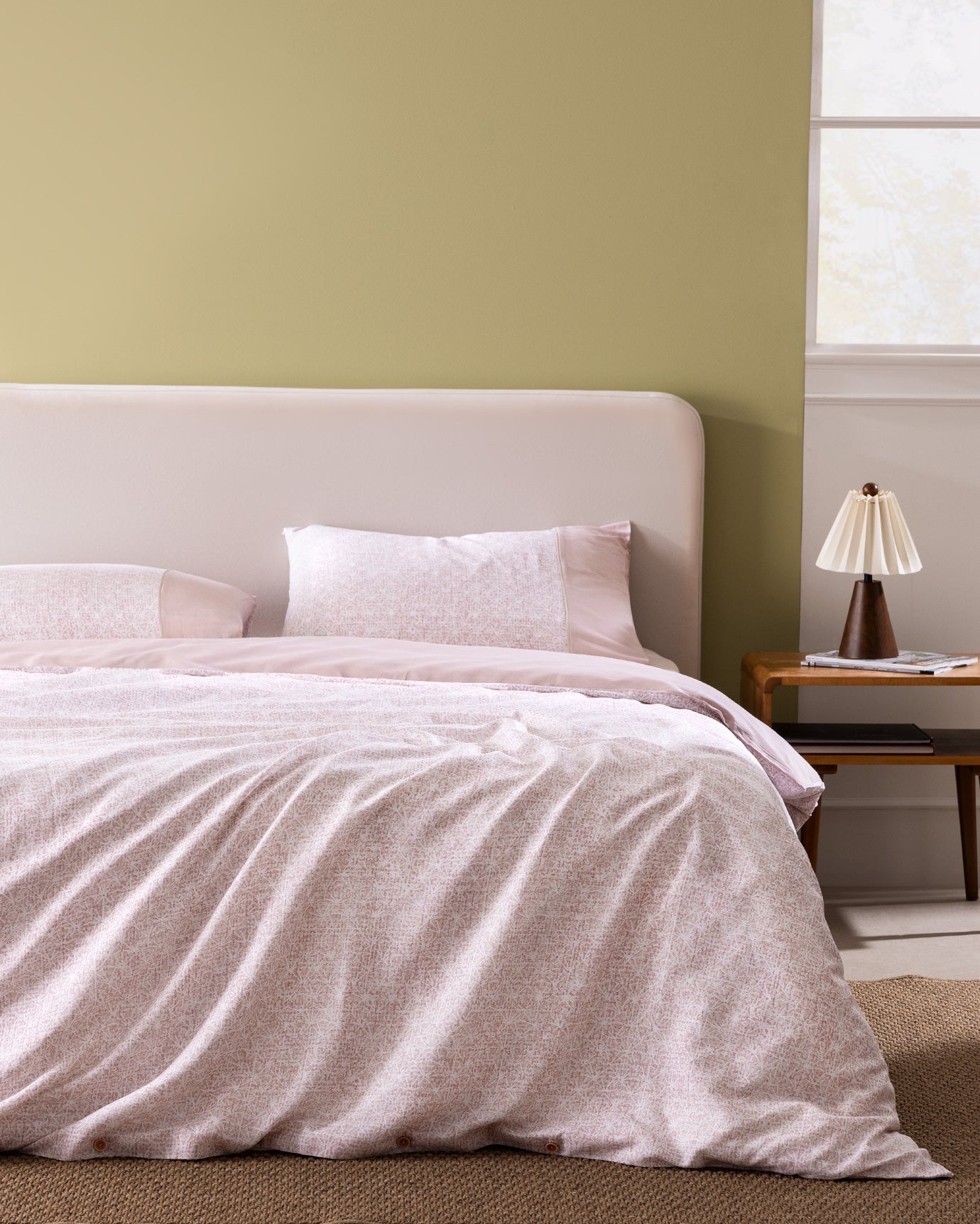 Astrid Duvet Cover Set -coco Crep Patterned - Madame Coco JO