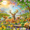 Ravensburger Deer 200 Piece XXL Jigsaw Puzzle