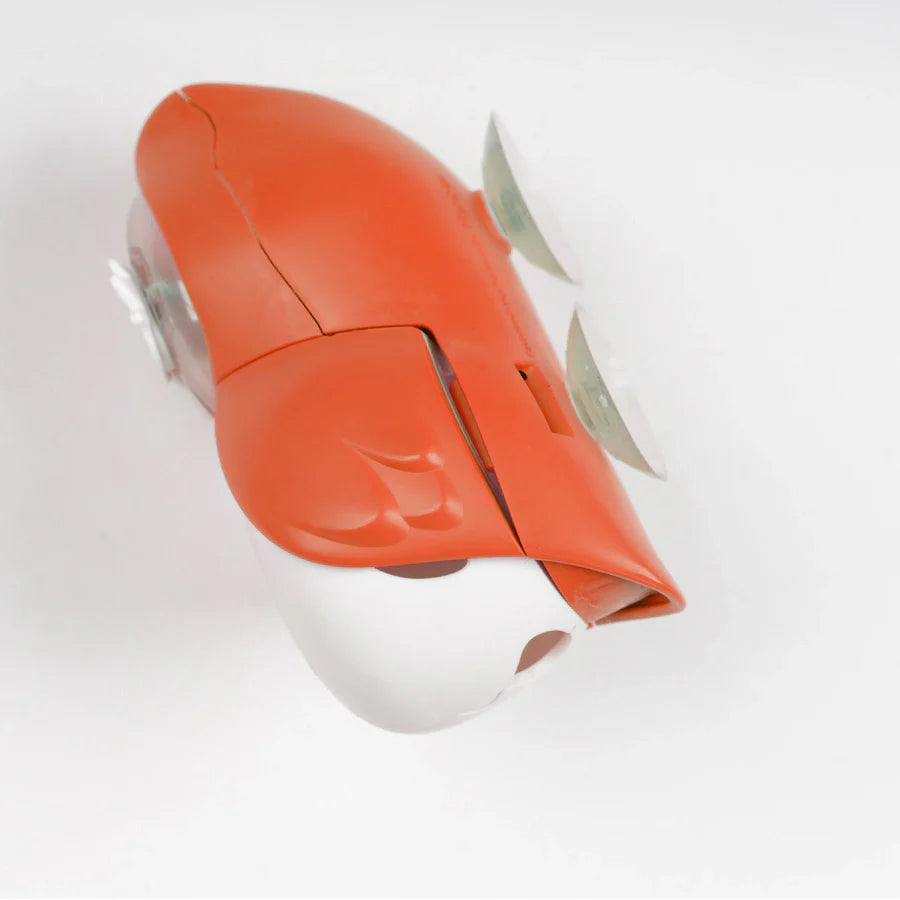 Flipper Kids Hygienic Toothbrush Holder with 1-Minute Timer - Owl Shape (Orange)