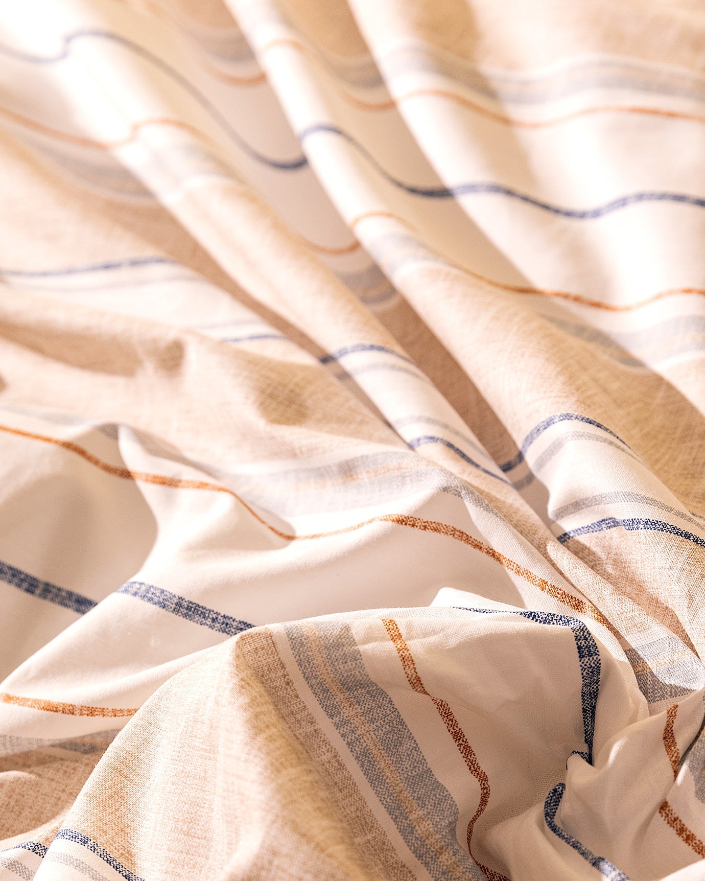 Elodie Single Size  Fitted Duvet Cover Set - Ranforce Patterned - Madame Coco JO