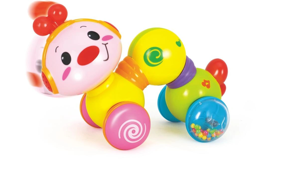 Hola Happy Wiggle Worm - Crawling Toy with Lights & Sounds