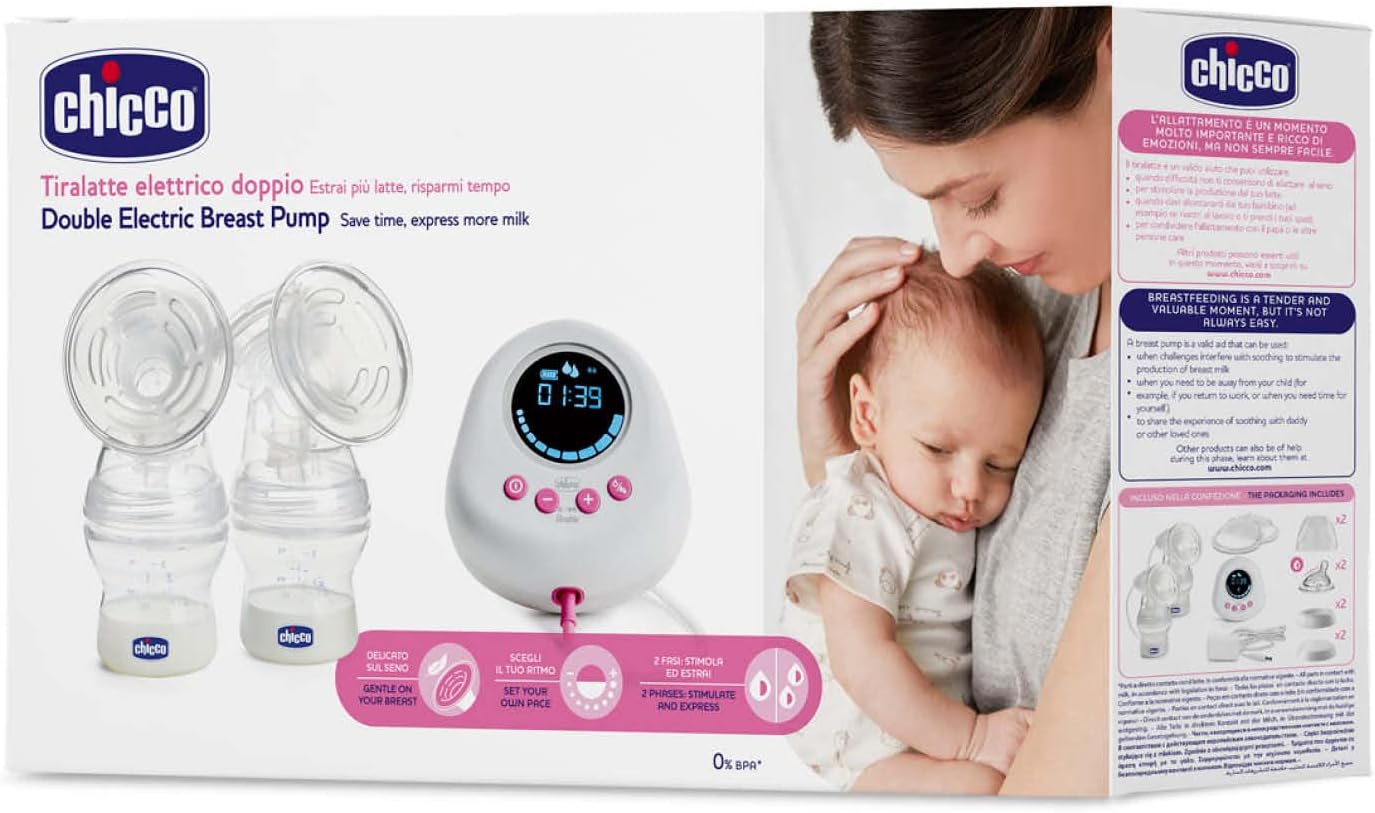 Chicco Double Electric Breast Pump Fast & Comfortable