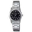 CASIO Women's Water Resistant Stainless Steel Analog Watch LTP-V001D-1B