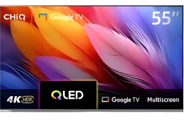 CHiQ 55" QLED 4K UHD Smart Google TV 120Hz | Dolby Vision & Atmos