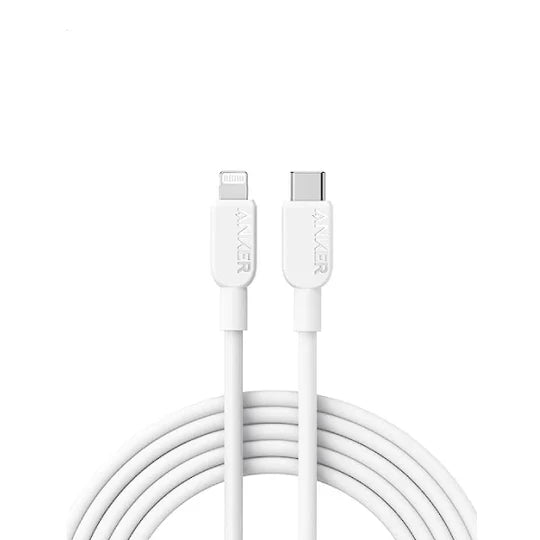 ANKER 310 USB C to Lightning Cable Durable Fast Charging - White