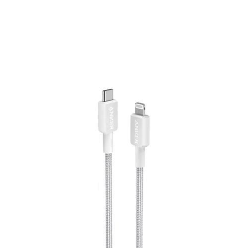 Anker 322 USB C to Lightning Cable 3ft Durable & Fast Charging - White