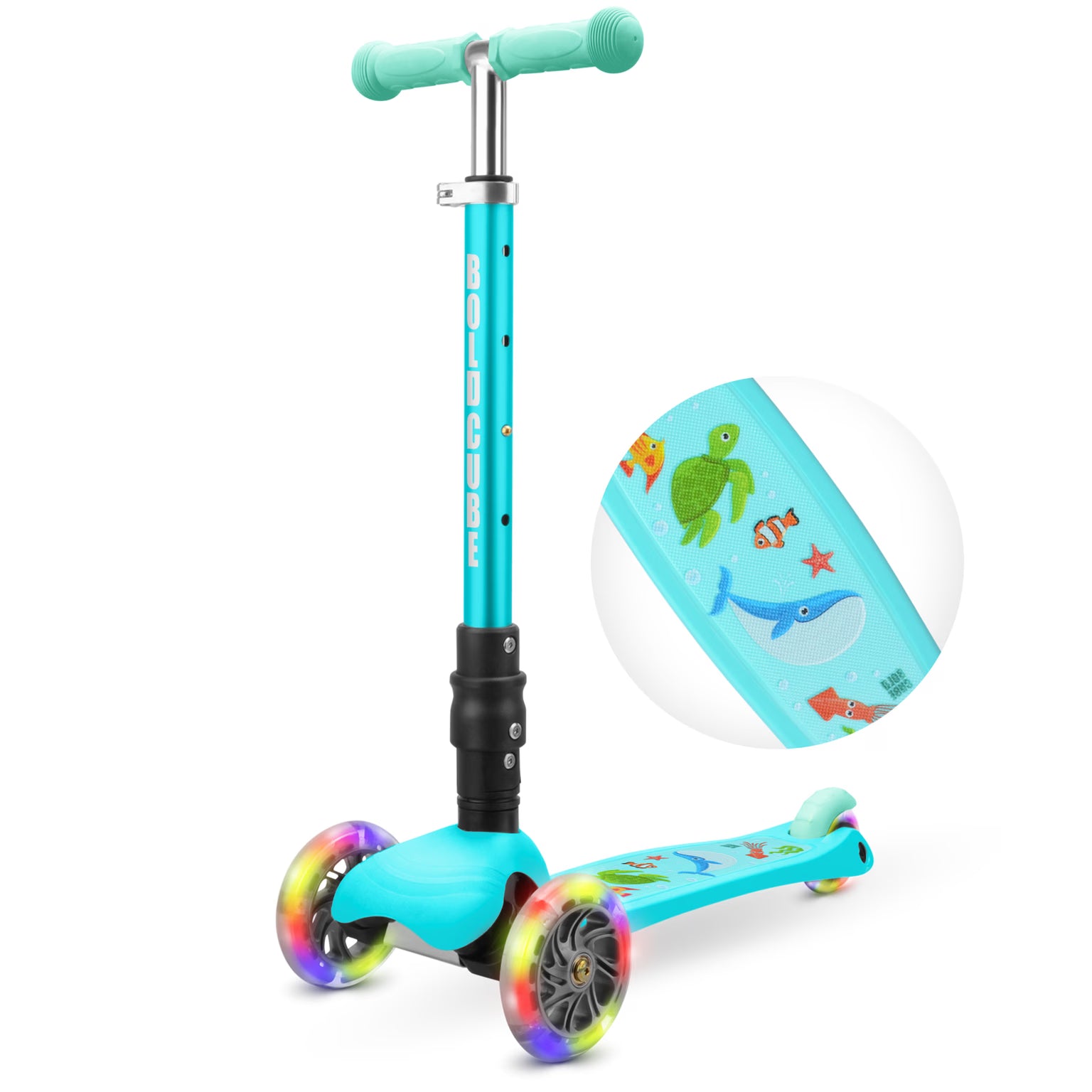 Boldcube – Three Wheel Scooter Teeny | Ocean Aqua | Ages 3-8