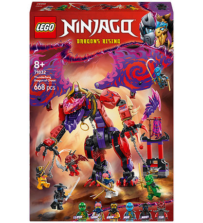 LEGO® Ninjago Chaos Dragon Thunderfang 71832 – 668 Pieces