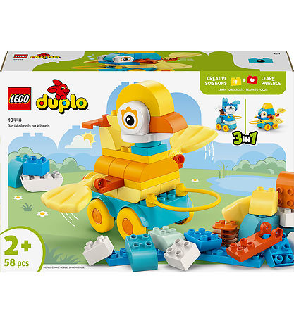 LEGO® DUPLO® 3in1 Animals on Wheels 10448 - 58 Pieces