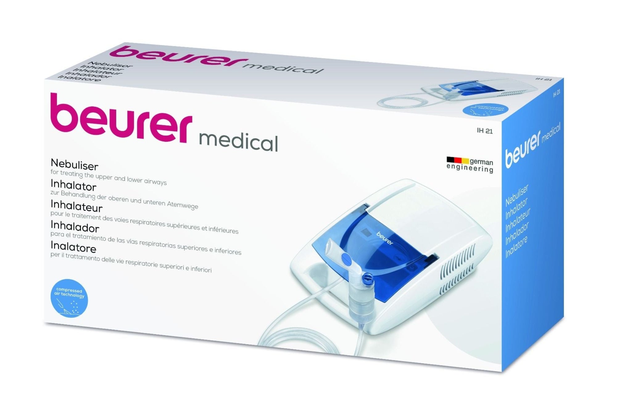 Beurer IH 21 Compressor Nebulizer for Respiratory Treatment