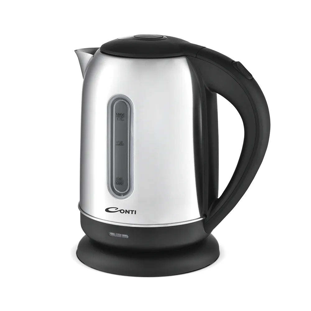 CONTI Stainless Steel Kettle 1.7L – Fast & Stylish