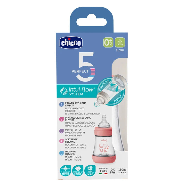 Chicco P5 PP Girl Bottle 150ml Slow Flow 2023 Soft