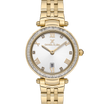 Daniel Klein DK.1.13621-3 Women's Analog Watch - Silver Dial, Gold Steel