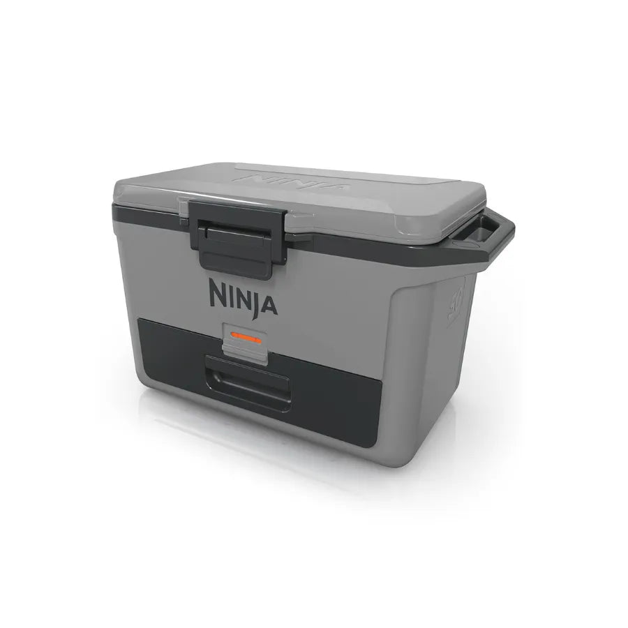 Ninja FrostVault 47L Hard Cooler – Dry Zone Drawer, 80-Can Capacity | Slate Grey