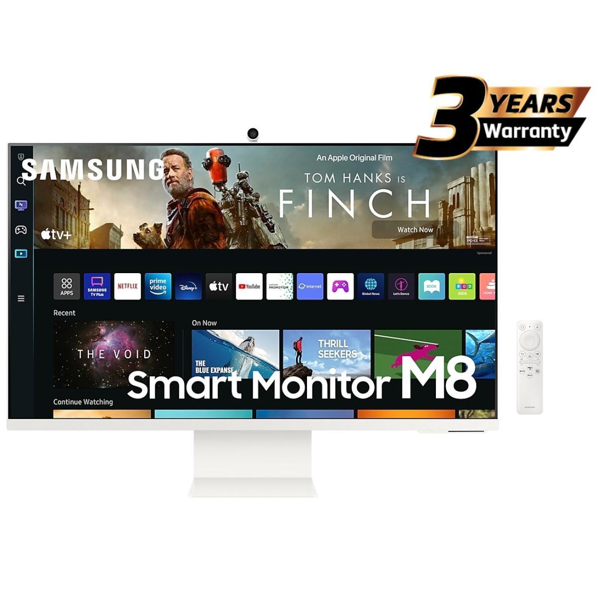 Samsung M8 32" 4K UHD Smart Monitor for Work & Entertainment