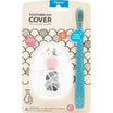 Flipper - Fun Animal Toothbrush With Holder for Kids - Cow (Colour May Vary)