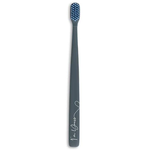Flipper - 2-in-1 Toothbrush With Cover for Couple - Grey & Red