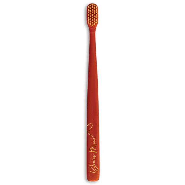 Flipper - 2-in-1 Toothbrush With Cover for Couple - Grey & Red