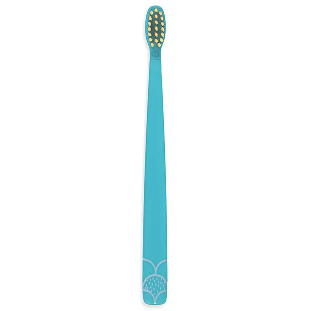 Flipper - Fun Animal Toothbrush With Holder for Kids - Giraffe (Colour May Vary)