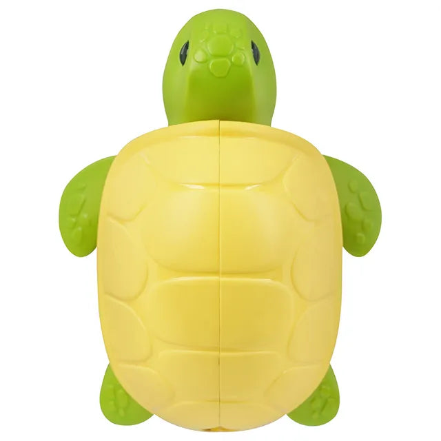 Flipper - Fun Animal Toothbrush With Holder for Kids - Turtle (Colour May Vary)