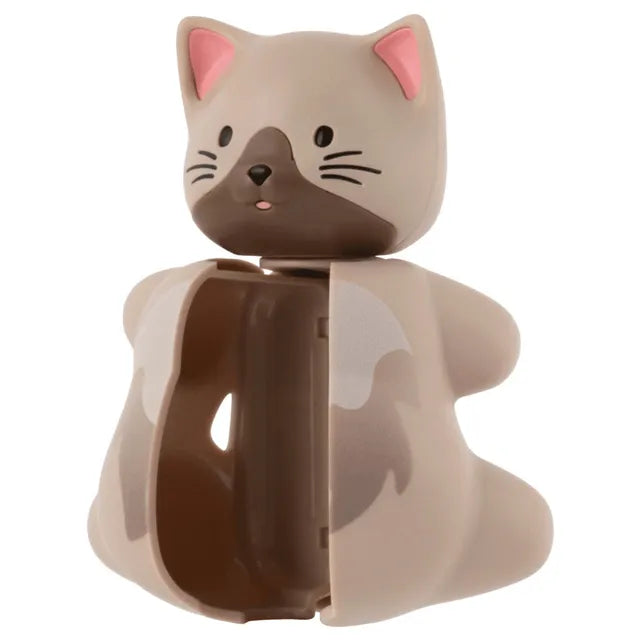 Flipper - Hygienic Toothbrush Holder With Suction Cup, Cat, 3Y+