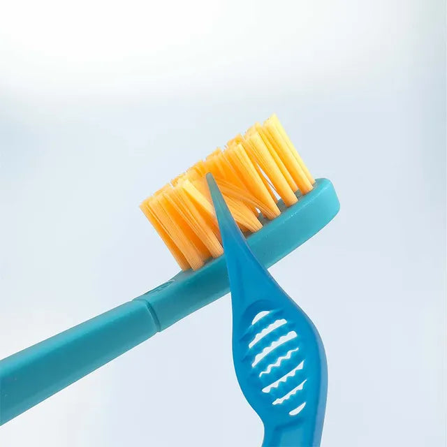 Flipper Toothbrush Twigo Kids 2-in-1 - Orange/Blue - Pack of 2