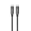 Green Lion Braided Type-C to Type-C Cable 240W 1M – Black
