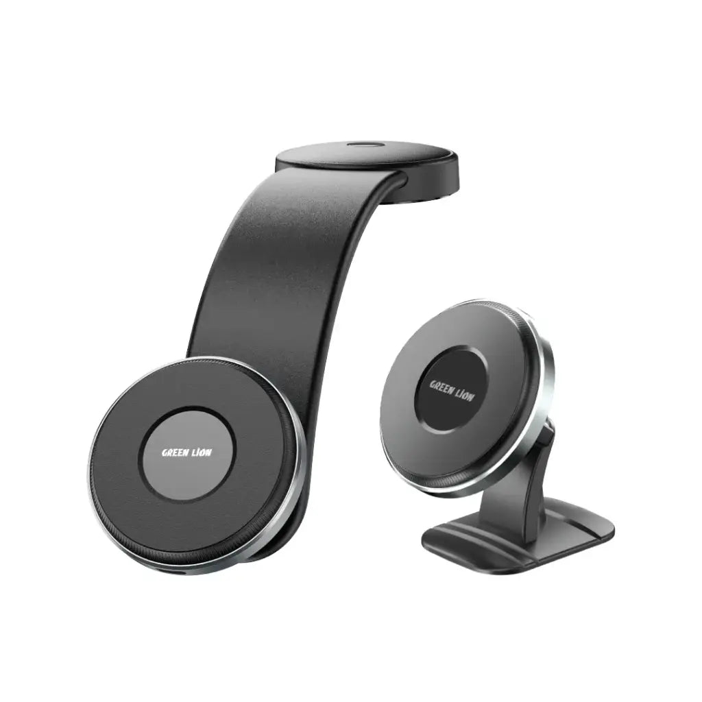 Green Lion 2 in1 Magflex Wireless Car Charger – Black